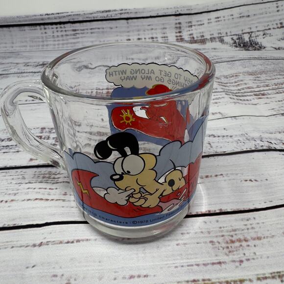 McDonalds Garfield & Odie Glass Mug - Picture 2 of 4